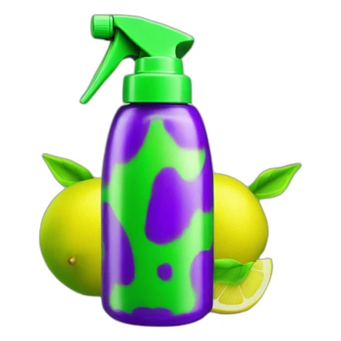 lemon-green-and-purple-neon-spray graffiti bottle sticker