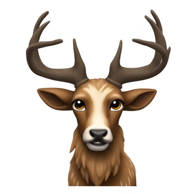 Venado con moño sticker