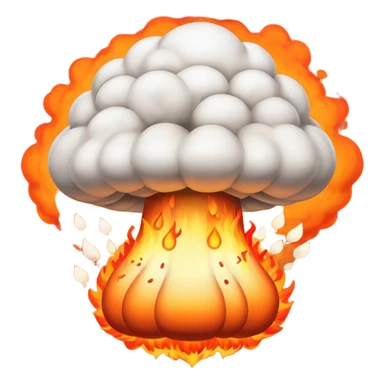 nuke bomb dropping down through the sky sticker