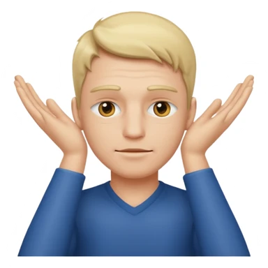 Male with X’s over his eyes. With his arms around his neck  sticker