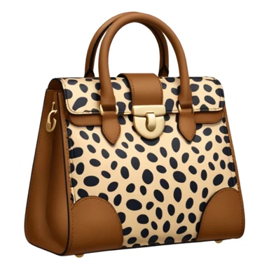 leopard print bag sticker