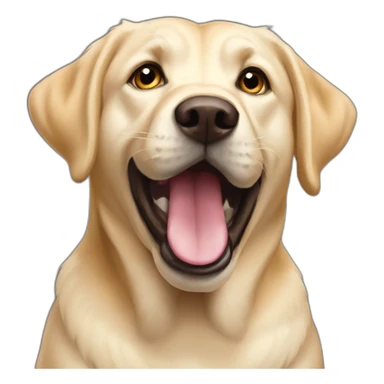 play-bow play-bow play-bow labrador wagging sticker