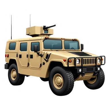 Humvee (HMMWV) (sand colour) sticker