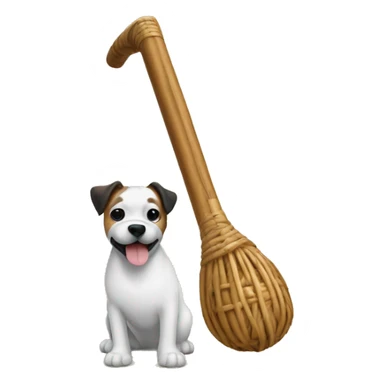 Cane con le ali sticker