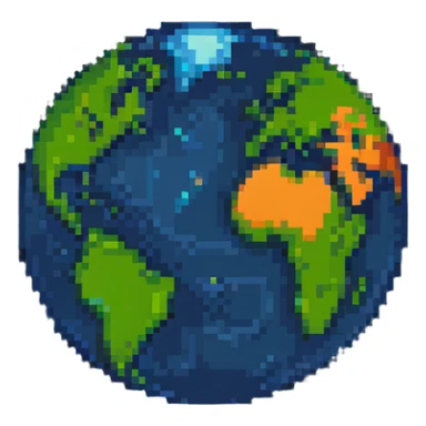 abstract cosmic origin of earth sticker