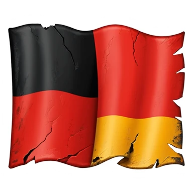 Hazi German flag 1945 sticker