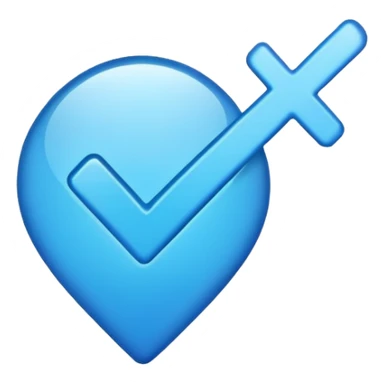 Verificacion azul de tiktok sticker