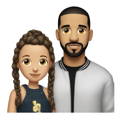 Drake and Millie Bobby Brown sticker