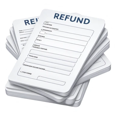 refund sticker