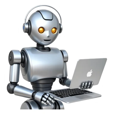 Scheduling automation robot assistant sticker
