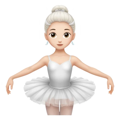 Ballet dancer sticker