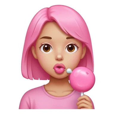 girl with bubblegum sticker