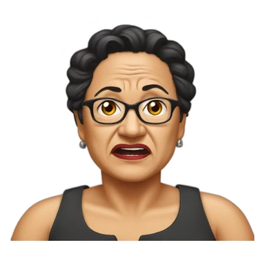 angry-megawati sticker