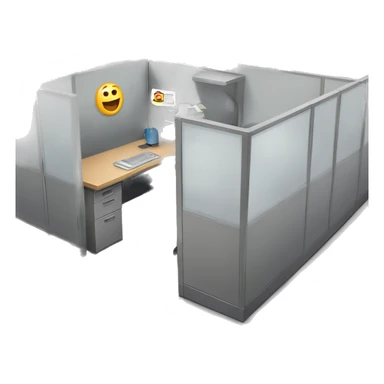 Office cubicle sticker