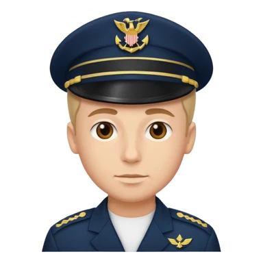 male navy soldier sticker