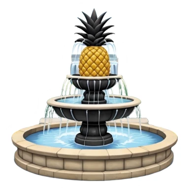 charleston pineapple fountain sticker