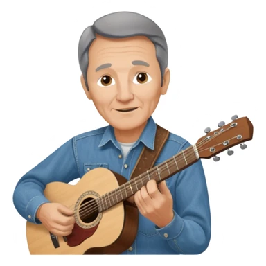 An Alaskan young man named Adrian Rogers in Kasilof Alaska.  Singing and playing classic country songs sticker