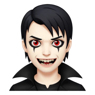 emo vampire sticker