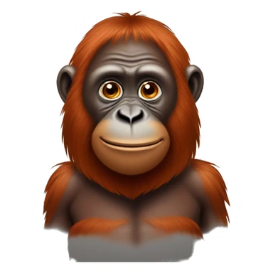 Orangutan male sticker