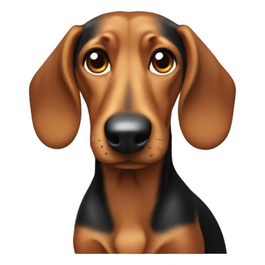 dachshound in constuctor  sticker