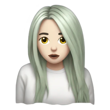 Billie eilish chanteuse sticker