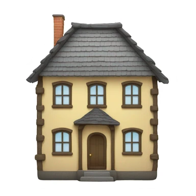 Haus mit Boot  sticker