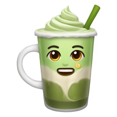 Matcha Latte  sticker