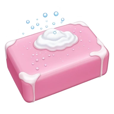 "fight club" pink soap 3/4 + foam sticker