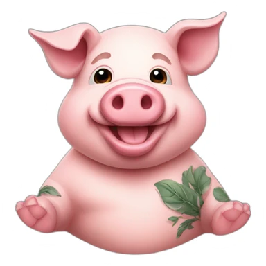 tattoo pig sticker