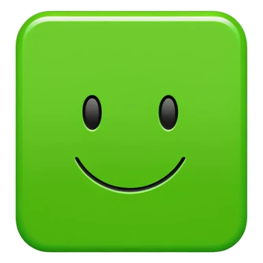 code symbol '</>' inside a simple green square, emoji style, simple, no text sticker