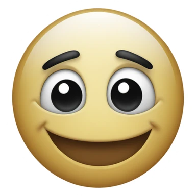 smiley with one squinted eye sticker