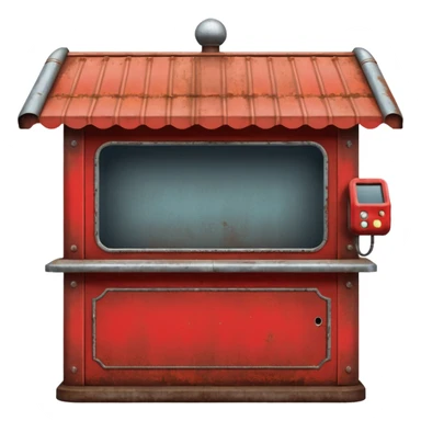 Russian kiosk sticker