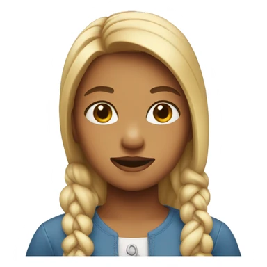 Girl that looks like a horse sticker