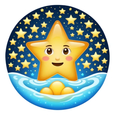 ★☆ - this shows full star and empty star but I want half and half star sticker