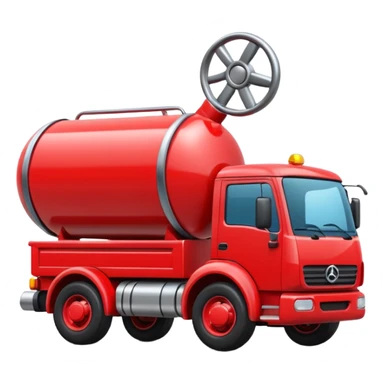 Camion avec des gyropahre sticker