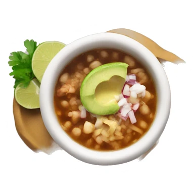 Pozole, white broth sticker