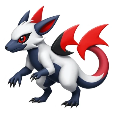 Zangoose-Salandit-Absol-fusion sticker