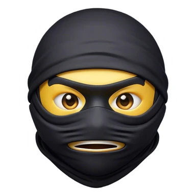 Clash of Clans aesthetic Comical Ninja Portrait Emoji, Head tilted dramatically with an exaggerated, fun expression and wide, comically expressive eyes peeking from a partially lifted mask, featuring a lean, agile form with playful stealth and natural skin tone, Simplified yet humorously expressive features, highly detailed, glowing with a slightly sassy shadowy glow, high shine, dramatic yet playful, stylized with an air of cheeky ninja mischief, soft glowing outline, capturing the essence of a meme-worthy ninja who blends humor with stealth into viral fame! sticker