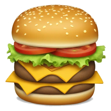Double cheeseburgers  sticker