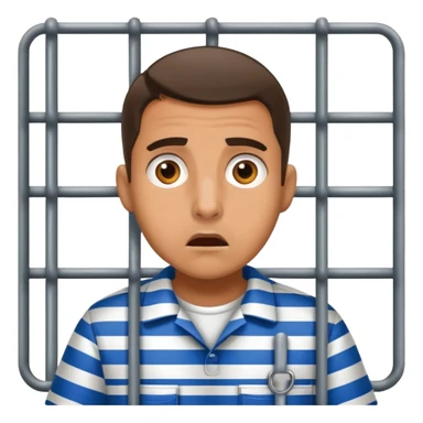 surprised prisoner sticker