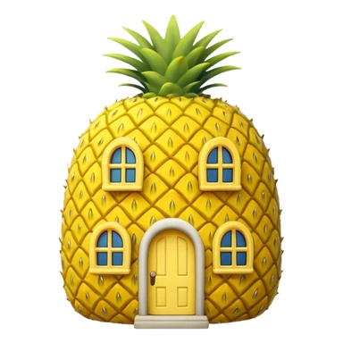 spongebob pineapple house sticker
