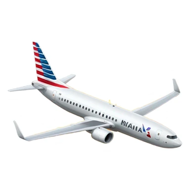 Single American Airlines 737 Max 8 sticker