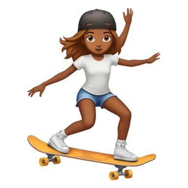 skater girl sticker