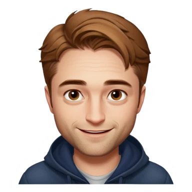 Robert Pattinson smile wamrly sticker