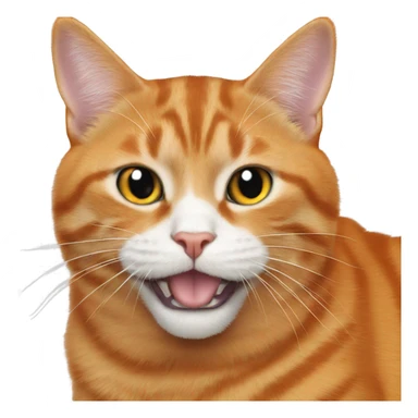 Orange cat Ravens jersey sticker