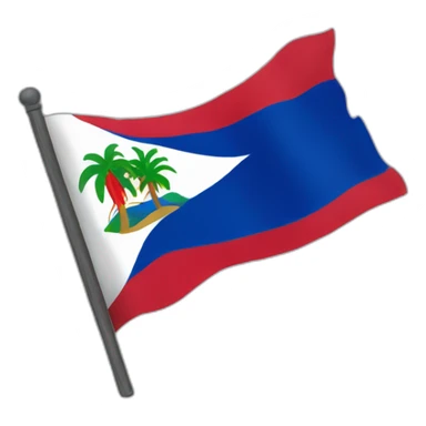 Drapeau Haïti sticker