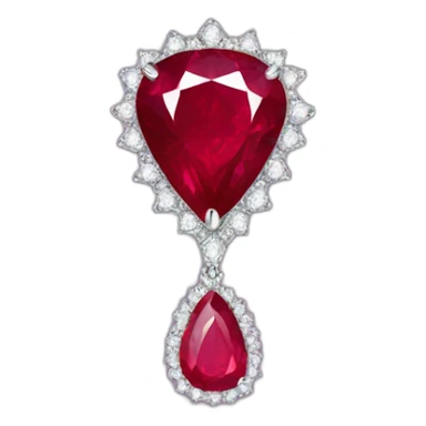 ruby jewelry sticker