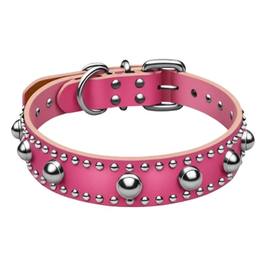 cat collar pink coloured without cat sticker
