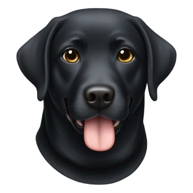 black lab black muffler sticker