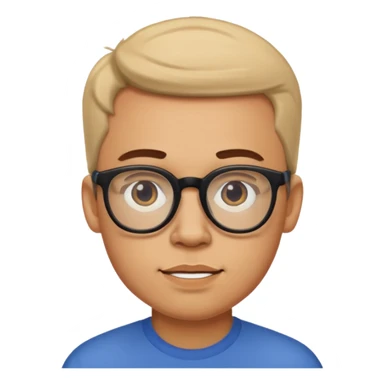 big spects with guy sticker